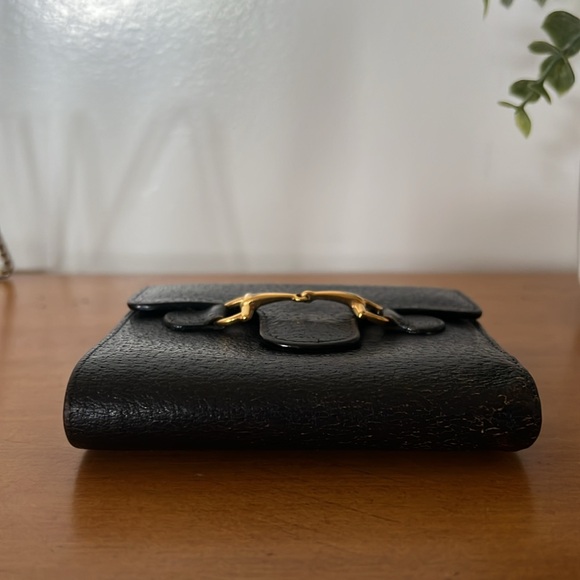 Gucci Vintage Iconic Horsebit Buckle Leather Wallet - Picture 5 of 12